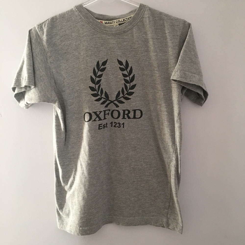 Varsity Collection Oxford grey tee